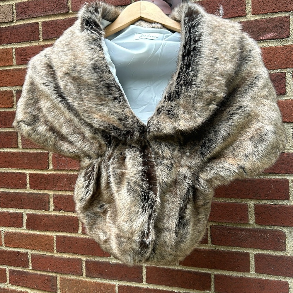 Faux fur wraps